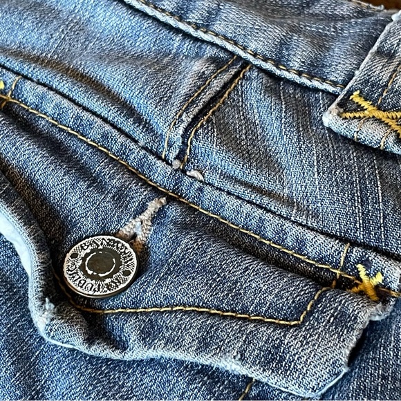 Retro Banana Republic Vintage Y2K Jeans Low Rise Patch Pockets size 4 - Picture 5 of 14